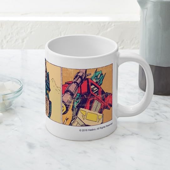 CafePress Transformers Optimus Prime Retro Mug 20 Oz Ceramic 20 oz Ceramic Coffee Mega Mug