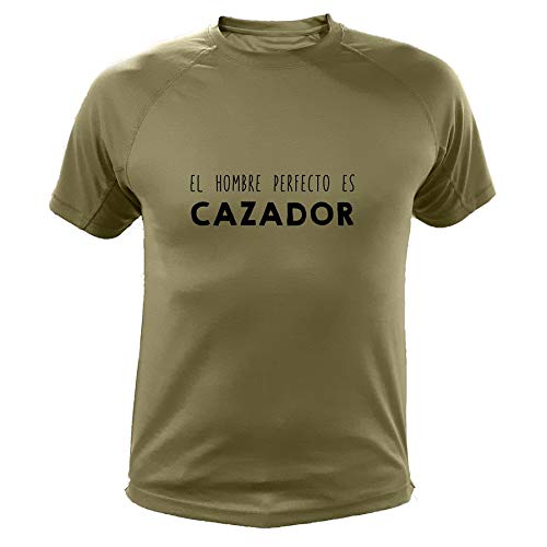 AtooDog Camiseta de Caza, El Hombre Cazador - Ideas Regalos (30178, Verde, XXL) Cover