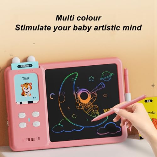 Odorkle Juegos Interactivos con Pantalla LCD, Tablero de Dibujo para Tableta de Escritura, Juguete para Nios con Material ABS (Pink - imagen 3