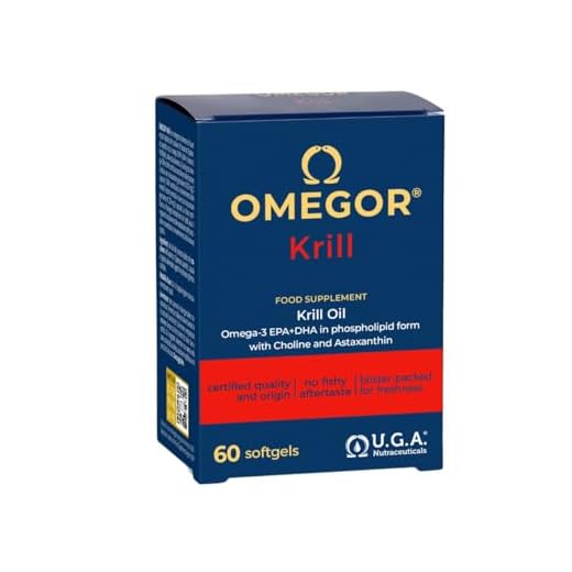 Aceite de Krill Omega 3 IFOS Certificado - OMEGOR Krill Oil Omega3 EPA y DHA con Fosfolípidos, Colina y Astaxantina de Alta Biodisponibilidad - sin Sabor a Pescado (60 Cápsulas)