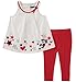 Tommy Hilfiger Baby Girls Leggings Set, White/Red, 6-9 Months