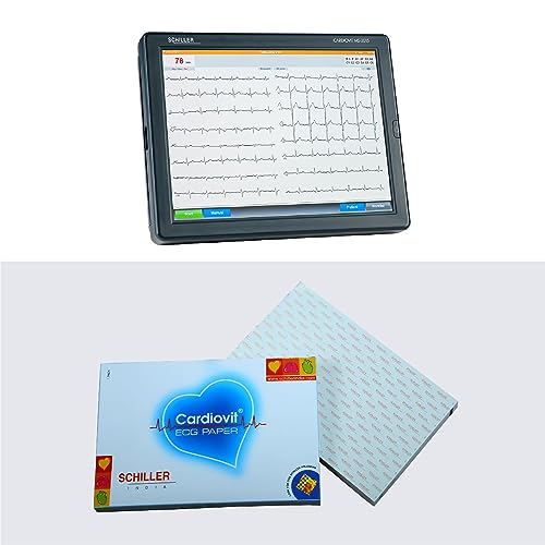 Image of ECG Paper For CARDIOVIT MS-2015 | SCHILLER ECG Paper | Length 210 mm And Height 140 mm | 178 sheets in One Pack