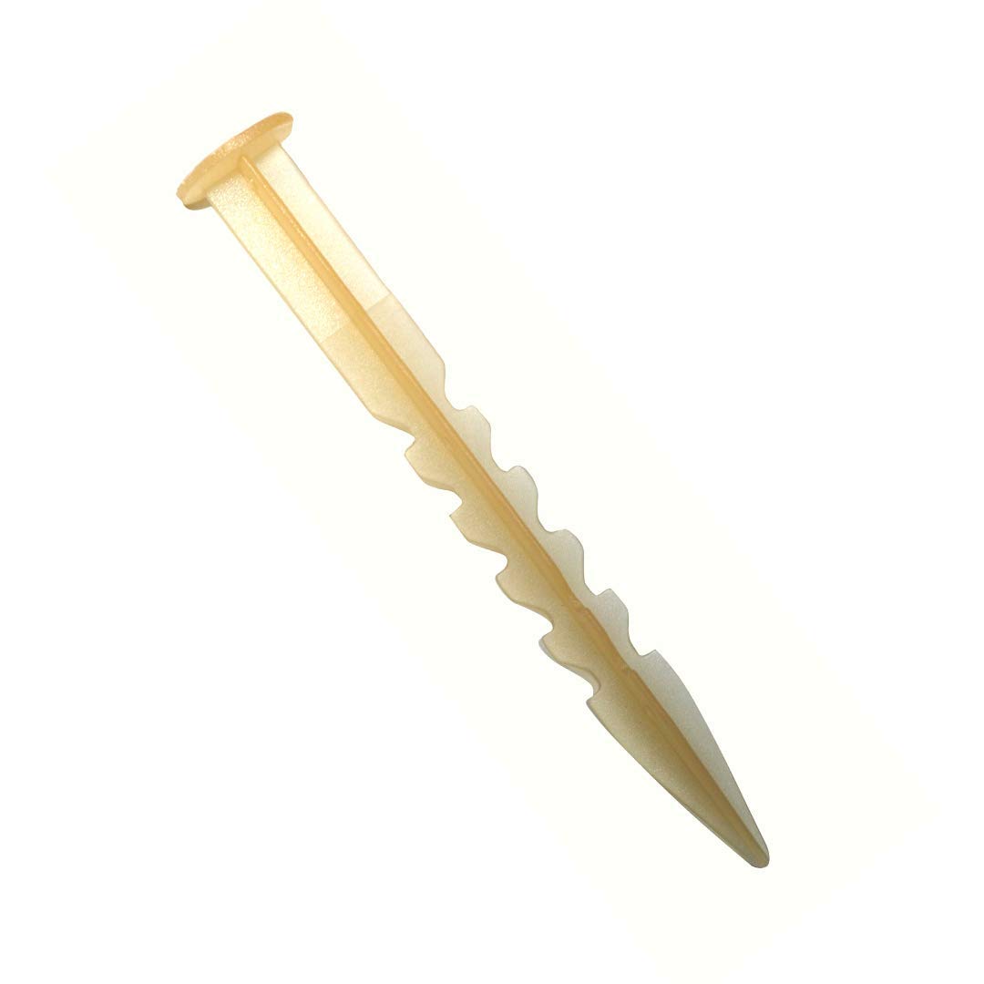 Nutley's Pack of 10 Biodegradable Garden Fabric Pegs (1), Yellow, 15cm