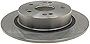 ACDelco Silver 18A2546A Rear Disc Brake Rotor