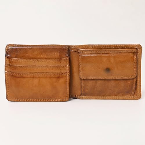 Spaghetti Western Swc450Tan Wallet Vintage Handmade Drum Dyed Genuine European Cowhide Leather Women Bag Western Handbag Purse4