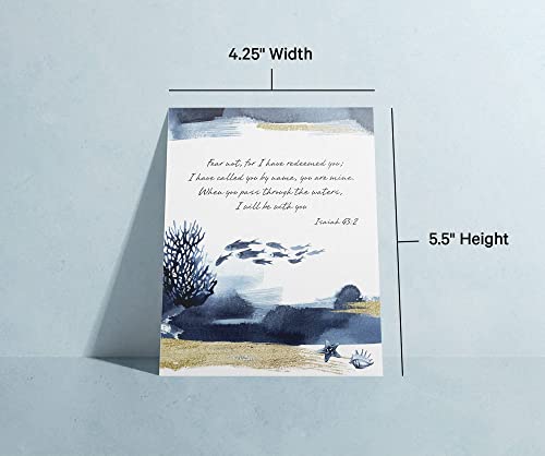 Image of Twigs Paper Christian Sympathy Cards, 24 Bible Verse Blank Note Cards | Matching envelopes included, prayer & get well notes, thinking of you, comfort for loss of a loved one