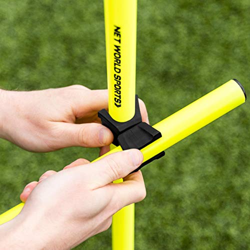 Adjustable Height Hurdle Set 4Ft & 5Ft | Track & Field Workout Trainer Kit | Soccer & Football Training Equipment | Athletic Equipment For Speed & Agility Training #TOP4