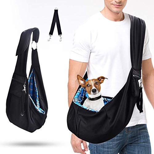 Sac à bandoulière pour chien et chat Luoxuan portable pour balades urbaines et transports