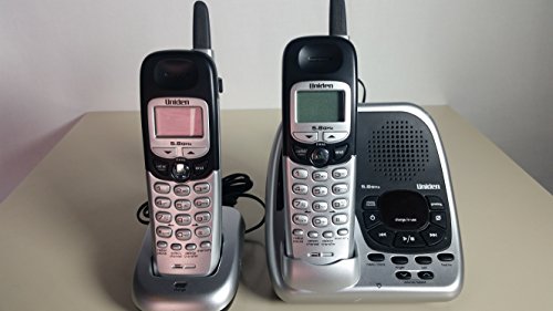 Teléfono inalámbrico analógico Uniden DXAI5588-2 5.8 GHz con dos teléfonos miniatura 1