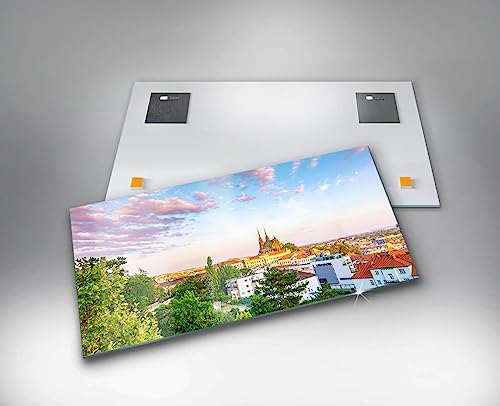 Tableau en verre 100x50cm Wallfluent Brno déco murale moderne