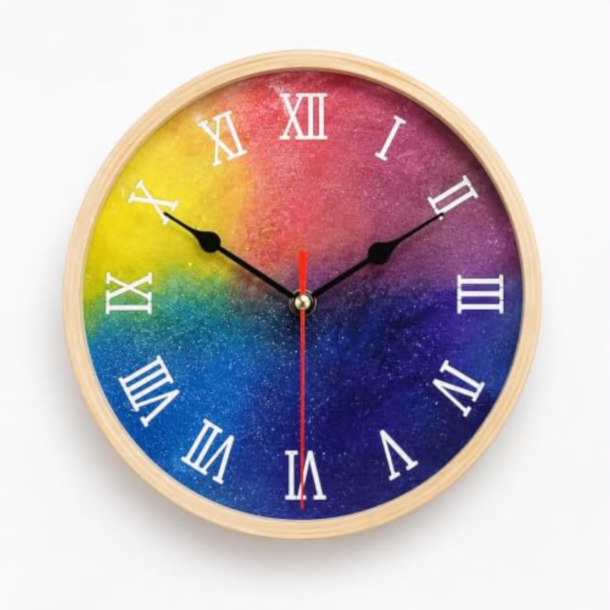 Decorative Wall Clock Making Mold, 8 Inch