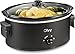 Olvy Slow Cooker 6L Schongarer Keramik-Innentopf 3 Stufen Low High Warm Faltbare Griffe Familie Meal Prep
