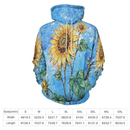 Pull Fleurs Peintes l'Huile Résistant et Confortable pour l'Automne - 6