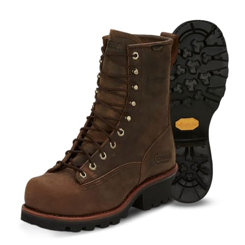 Chippewa 8-Inch Steel Toe Logger Boot