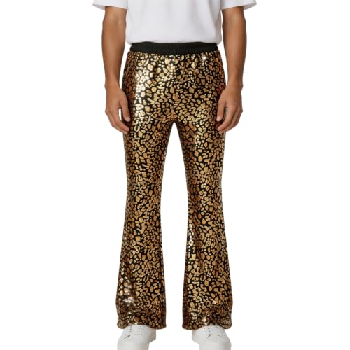 Pantalones de fiesta para hombre ideales para clubes nocturnos y disfraces de carnaval retro