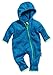 Playshoes Baby-Unisex Strickfleece-Overall Schneeanzug, Blau (Blau 7), 68