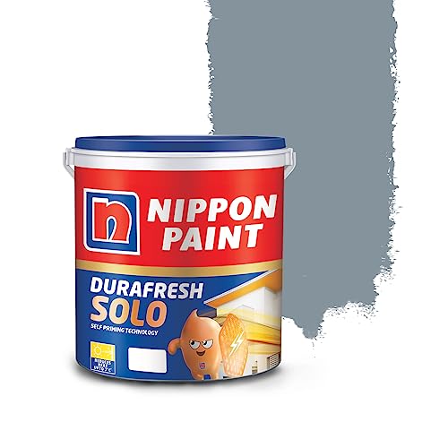 Image of Nippon Paint Durafresh Solo Exterior Emulsion Paint (Gray Knight, 4 L)