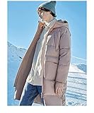 Daunenmantel passt sehr gut zu Jeans und sportlichem Look. Es hält Sie warm genug mit Pullover darunter an kalten Wintertagen.