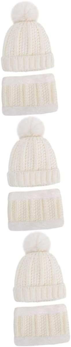Children's Beanie Hats Newborn Knitted Beanie Crochet Kit Winter Knitted Winter Neckerchief Warm Knit