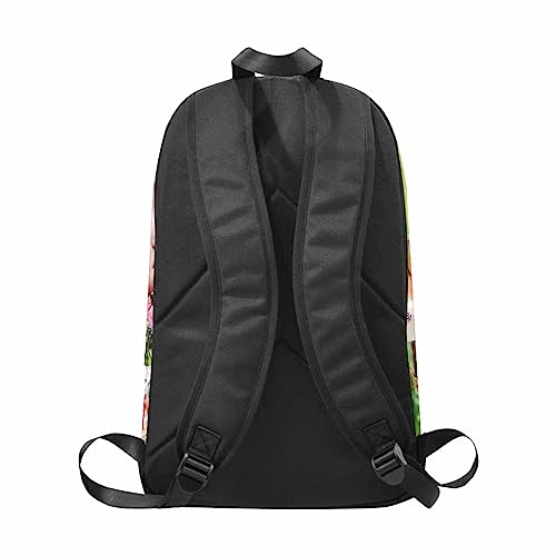 InterestPrint Custom School Backpack for Kids, Customized 10 Photos Casual Bag Personalized Pictures Shoulder Bag Casual Knapsack Backpack for Son Grandson3