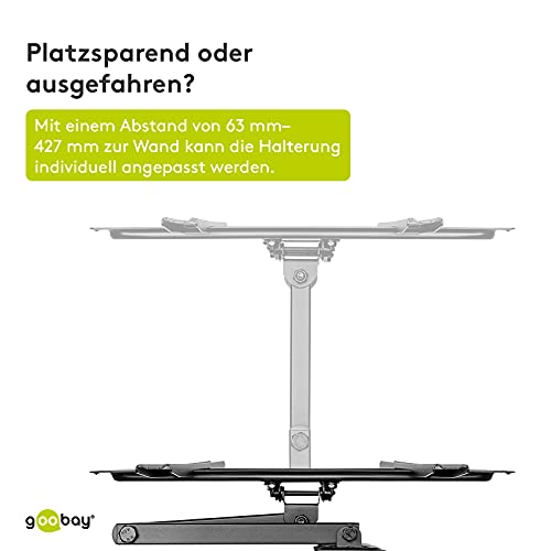 Goobay 49744 - Supporto da parete da 55 pollici