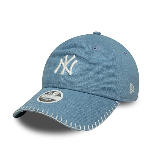 New Era New York Yankees MLB Denim Stitch 9Twenty Women Cap Hellblau - One-Size