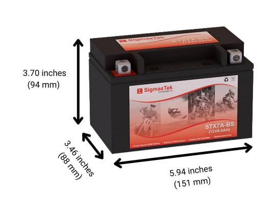 Amazon.com: Genuine SigmasTek YTX7A-BS / STX7A-BS Sealed