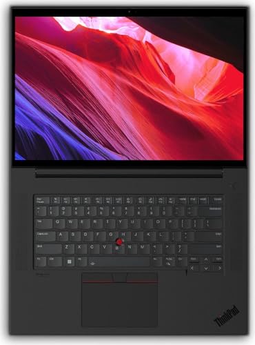 Image of New ThinkPad P1 Mobile Workstation (16 inch 4K+ (3840 x 2400) OLED Touchscreen, Core i7-13800H, Geforce RTX 4080, 64GB RAM 2TB SSD) Laptop for Engineer Designer Architect, 2 x Thunderbolt4, Win11 Pro
