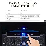 80 Bottle Wine Fridge, Large Freestanding Wine Cellar with Adjustable Shelves & Digital Temperature Display, 41-64℉, Compressor Wine Cooler Refrigerator for Red White Wine, Champagne, Beer - Image 3