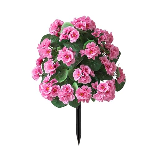 Fleurs artificielles d'extérieur lestées et résistantes au vent - 2