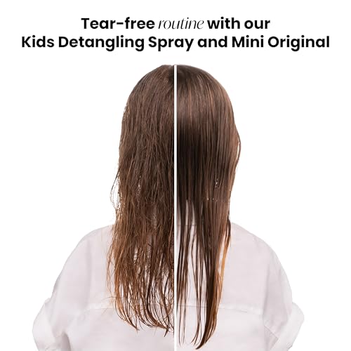Tangle Teezer Hair Detangler Spray & Detangler Brush Duo, with Sulfate-Free Spray & Unicorn Mini Hairbrush, for Kids & All Hair Types - Thumbnail 7