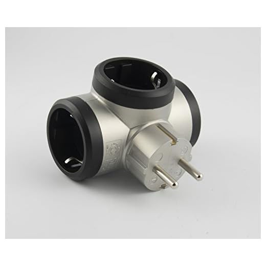 Legrand 50664 Adaptador Enchufe, Triple, Gris
