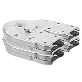 NOLITOY 2 Piezas Bisagras Metálicas para Escalera Unidades Repuesto Resistente para Reparación de Escalera de Ático Accesorio Multiángulo para Proyectos Domésticos