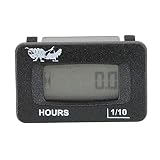 Grasshopper Mower Snap-in Digital Hour Meter, Maximize Performance with Ultra-Precise, Geniune Replacement Parts and Supplies to Maintain Your Grasshopper Mower, OEM 141551