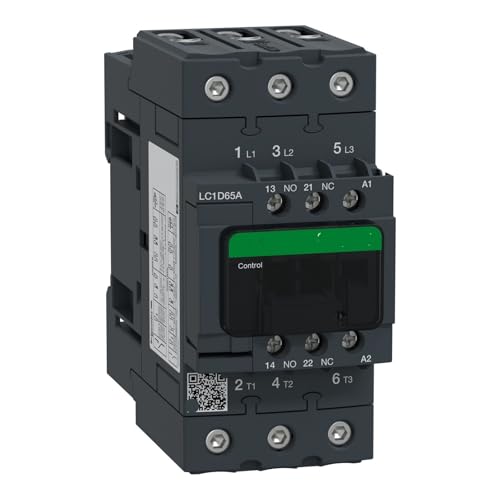Contacteur LC1D65A triphasé protection industrielle AC-3 440V 65A robuste