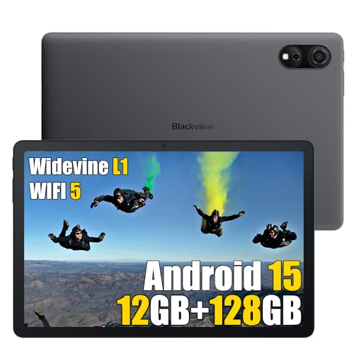 📺【Android 15 Tablet grande da 11 pollici】 Tablet grande da 11 pollici Android 15 Blackview TAB90WIFI con display 800*1280, perfetta saturazione dei colori e visualizzazione vivida.