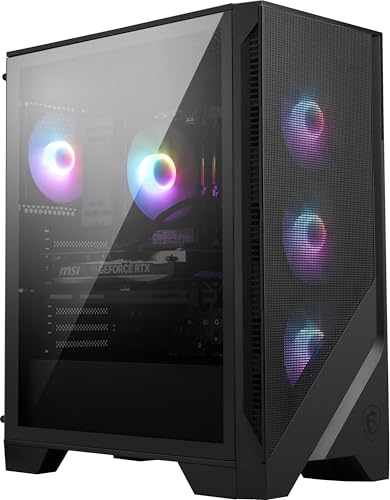 MSI Codex R2 Gaming Desktop: Intel Core i5-14400F, Geforce RTX 5060, 16GB DDR5, 1TB m.2 NVMe SSD, 80+ Gold PSU, WiFi 6E, ARGB Fan Air Cooling, Windows 11 Home: A14NVL5-454US