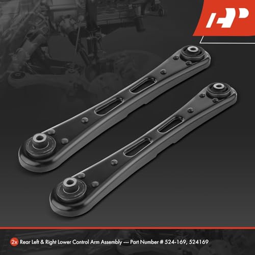 A-Premium 2 x Rear Lower Control Arm, with Bushing, Compatible with Ford Mustang 2005-2014 - Image 3