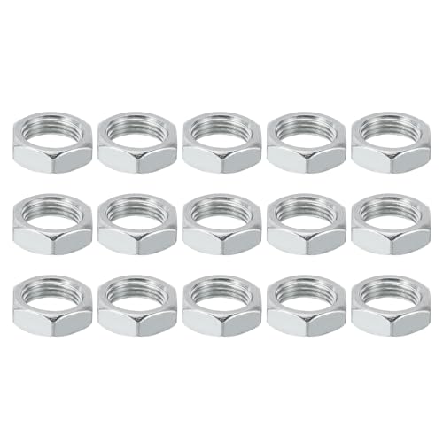 PATIKIL M18x1.5 Steel Hex Nuts
