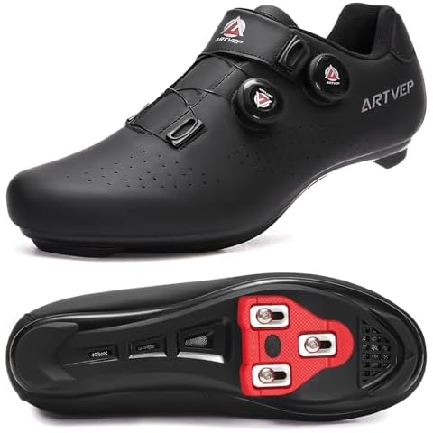 ARTVEP Chaussures de Cyclisme All Noir EU44 Cover