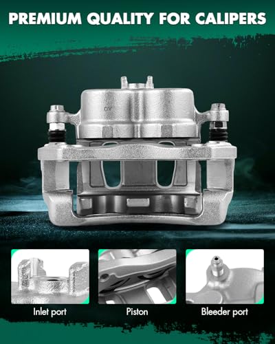 Image of SCITOO Front Brake Calipers With Bracket 19B3209 19B3208 Compatible For Hyundai For Entourage 2007-2010,For Kia For Sedona 2006-2012 2014