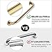 Leyden Brass Shower Grab Bar，Gold Support Bar Bathroom Hand Safety Handrail for Elderly Wall Senior Rail Handle for Tub, Toilet 12 Inch