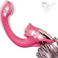 Vibration für Frauen mit 3 Pulsationsmodi 7 Vibrationsmodi Silikon G-Punkt Klitoris Vibrator Sex Spielzeug für die Paare Extrem Sex Toys für Paare Damen Dildo Vibrator Klitoris Stimulator für Sie