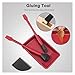 MAMVJQJCA 4PCS/Set Complete Silicone Woodworking Glue Tools Kit Silicone Brushes with Applicator Squeegee Glue Tray Wood Glue Up Set Hand Tool Set
