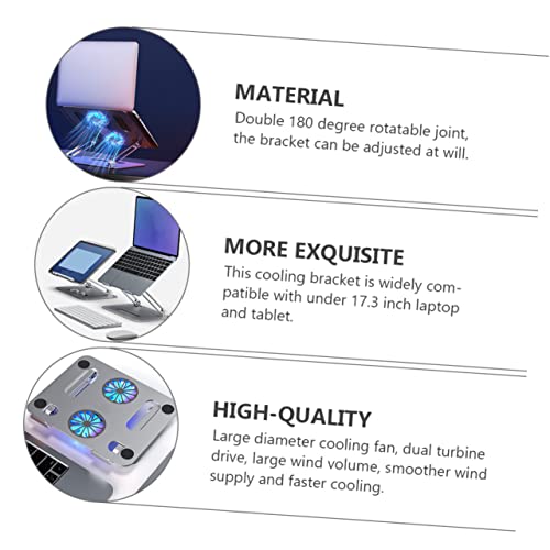 Base refrigerante para laptops con doble ventilador CIYODO miniatura 2