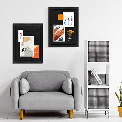 Aitakatta Cork Board Bulletin Board, Black Frame Cork Boards For Walls With Felt, Decorative Hanging Pin Board For Home School Office, Vision Board(43 * 58,All Black,1Pc) #TOP3