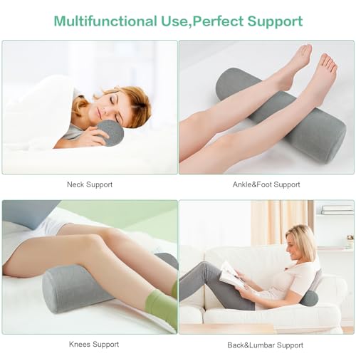 Subculturepick SCPNC001 Cervical Neck Pillow, Roll Foam Pillows, Bolster Pillow, Round Neck Pillows Support For Sleeping | Bolster Pillow For Bed thumb #3