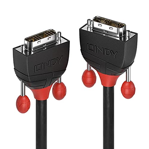 LINDY DVI-D Single Link Cable - Black Line, 2m