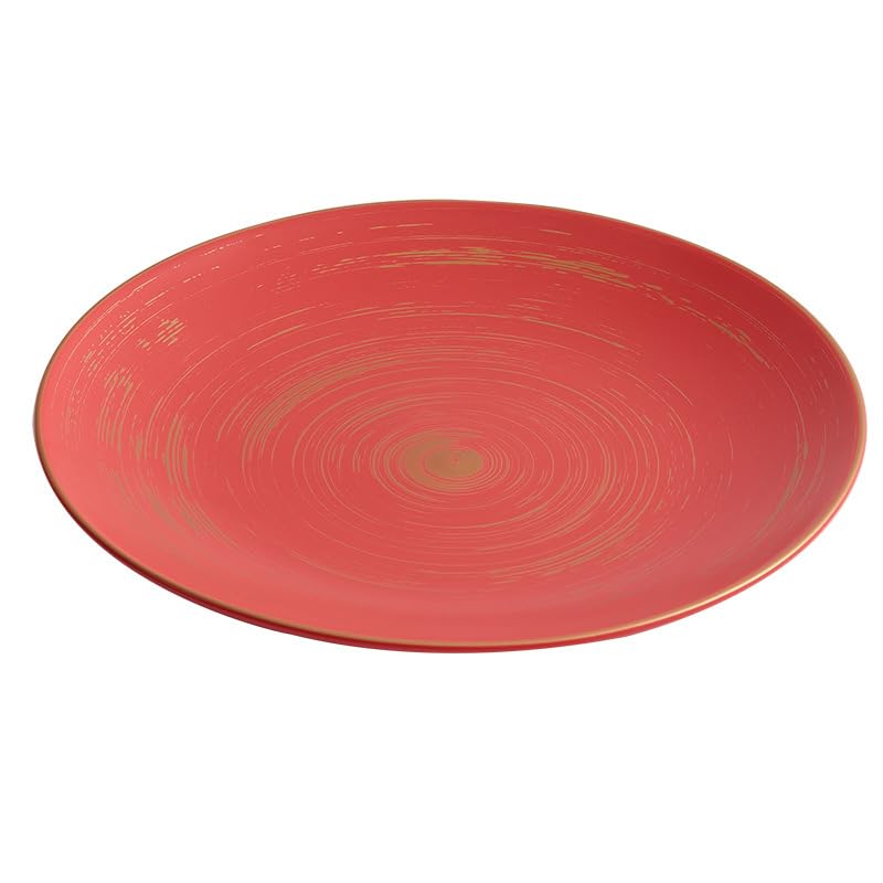 Talerz do serwowania Płyta glazurowana Talerz ceramiczny talerz obiadowy Kreatywna zastawa stołowa Okrągły talerz Western Food Plate Miska do jedzenia(L)