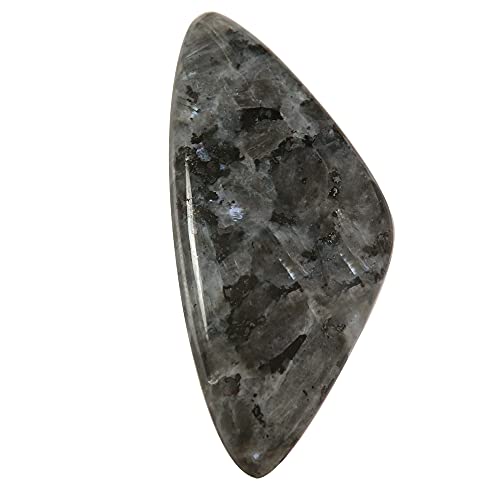 Larvikite Blue Norwegian Moonstone cabochon spirituel 39.75 carats pour amateurs de lithothérapie
